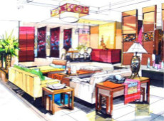 室内设计优秀手绘作品